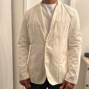 Cream suit jacket